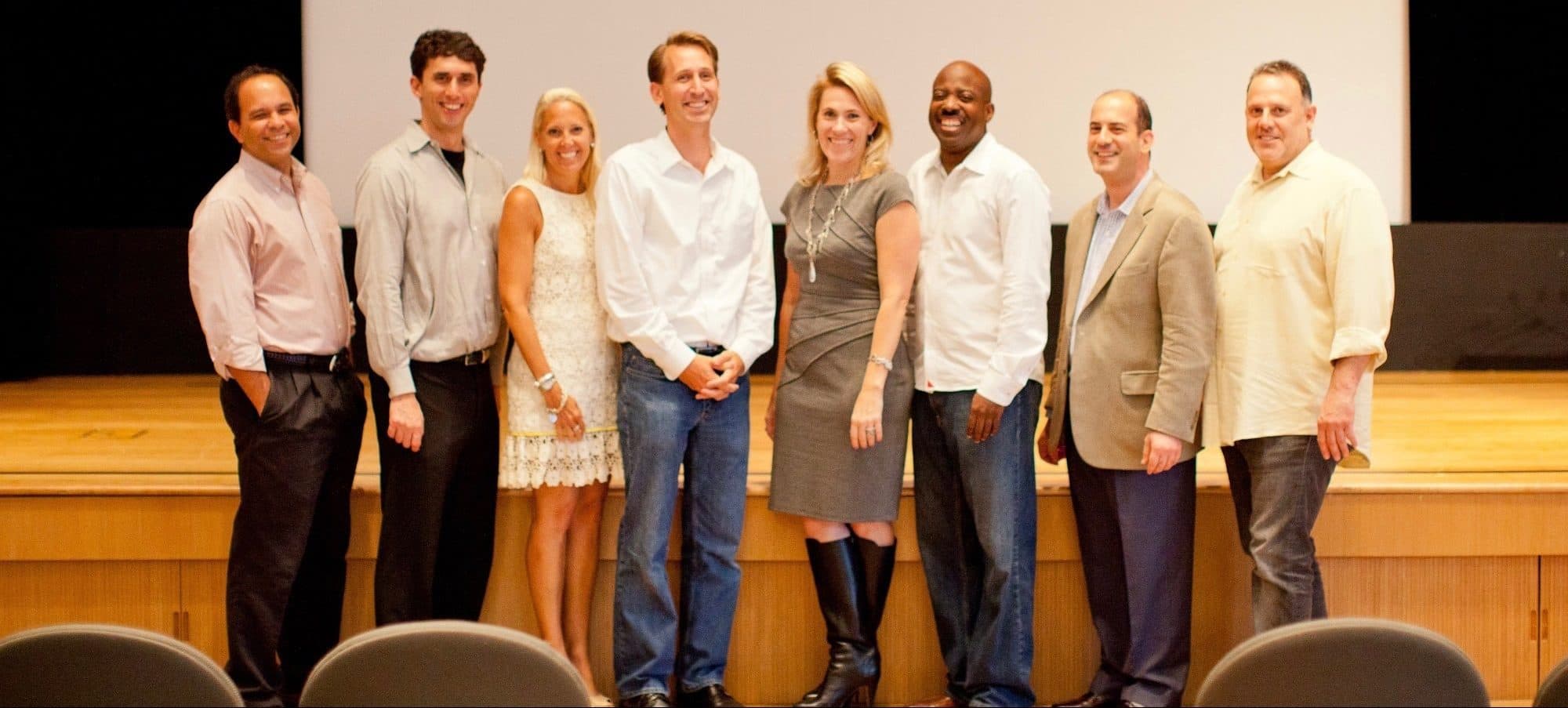 The Dreamit Ventures team on stage